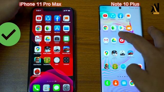 iPhone 11 Pro Max vs Note 10 Plus app speed Test | ai Source смотреть онлайн