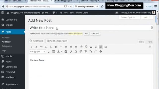 How to create a Blog Post in WordPress 2022? смотреть онлайн