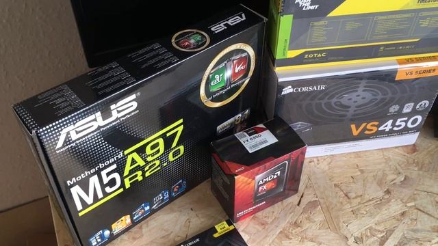 NEW COMPUTER BUILD AMD FX 6350 ZOTAC GTX 1050TI смотреть онлайн