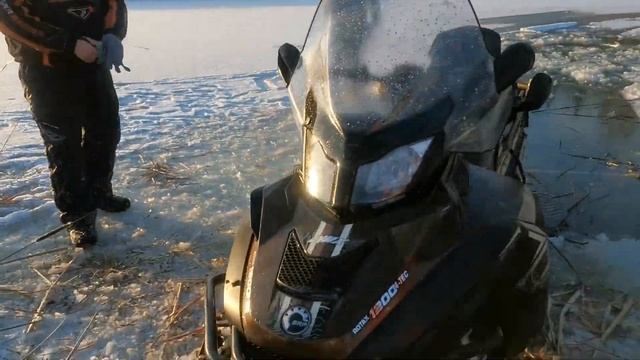 Утонул снегоход Linx 69 Ranger в Яхроме #4 смотреть онлайн