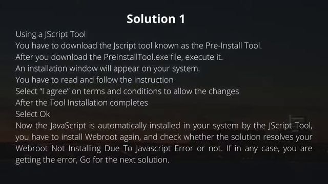 How To Resolve Webroot Not Installing Due To Javascript Error?Webroot.com/safe смотреть онлайн