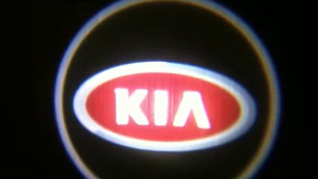 Видео проекция логотипа Киа последнего поколения 7W смотреть онлайн