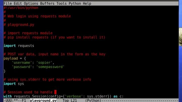 Python Tutorial - Web Login Using Requests Module смотреть онлайн