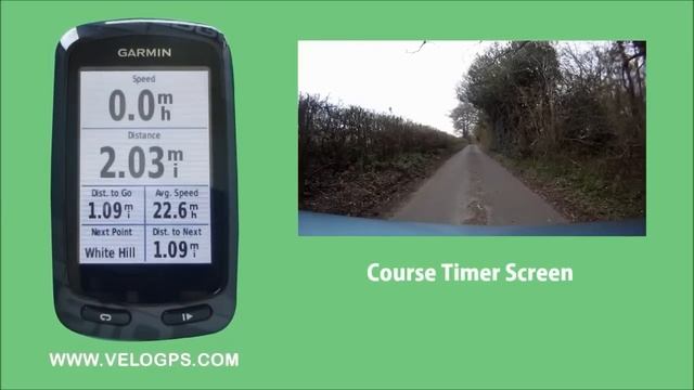 Garmin Edge 810 Course Navigation смотреть онлайн