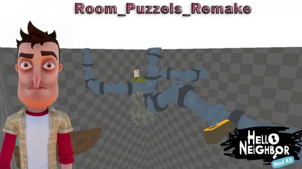 Какой то КРИНЖ! / Hello Neighbor #helloneighbor #mark ( мод Room_Puzzels_Remake )