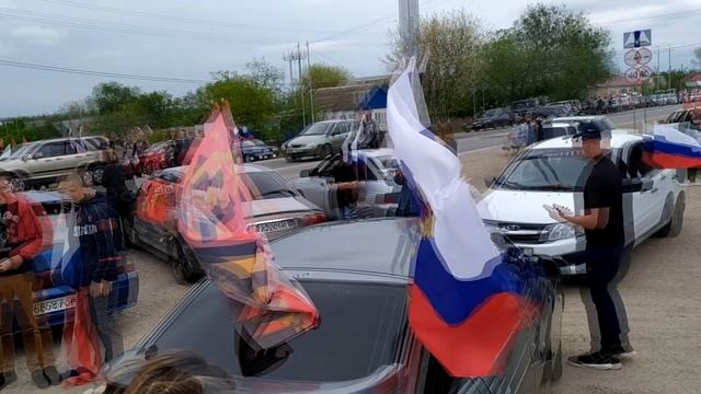Автопробег в честь дня Победы.Буденновск. смотреть онлайн