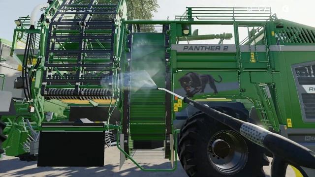 Farming Simulator 19 .Чамберская долина № 3.КУПИЛ КОМБАЙН СК-5 НИВА. УБОРКА КАРТОШКИ .МОЙКА ТЕХНИКИ