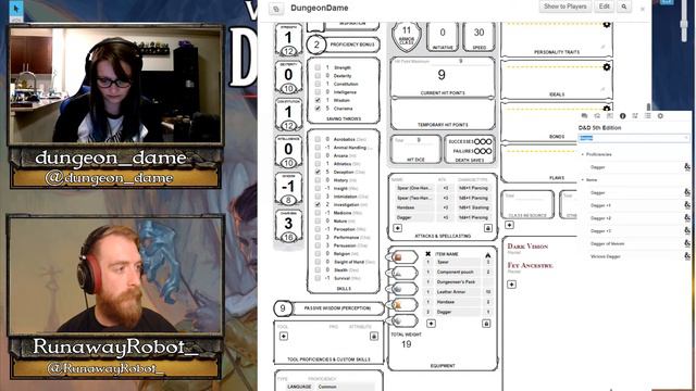 Dungeons and Dragons Character Creation for Warlock - Waterdeep: Dragon Heist - DieFall New Show смотреть онлайн