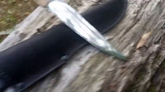 Нож "Якутский" из кованой стали 95Х18 смотреть онлайн