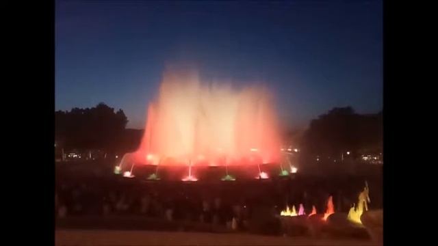 Шоу фонтанов Барселона смотреть онлайн