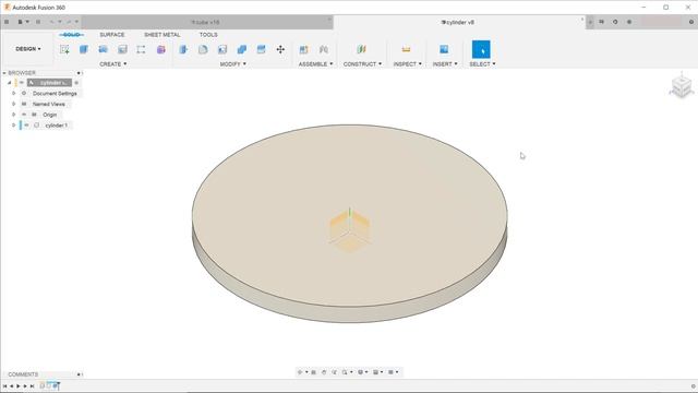 Fusion 360 - Insert VS Derive смотреть онлайн