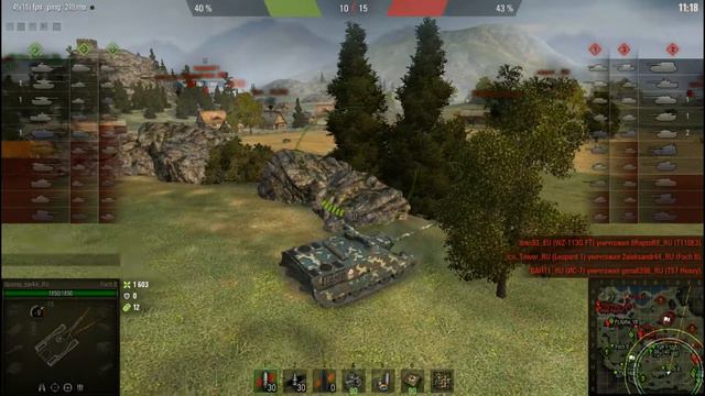 Генеральное сражение на AMX 50 Foch B, wot смотреть онлайн