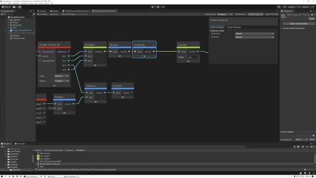 Rain On The Lens Post-Process Effect - Shader Graph Basics - Episode 53 смотреть онлайн