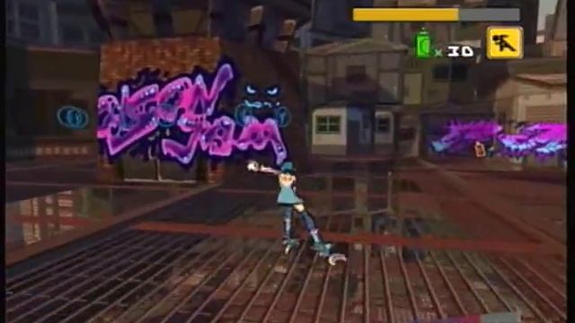 Jet Set Radio Future walkthrough part 5 Rokkaku Dai Heights смотреть онлайн