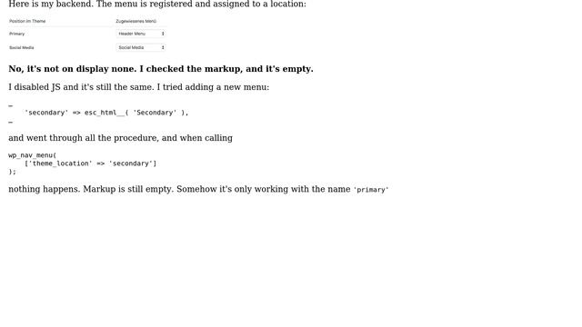 Wordpress: wp_nav_menu not working correctly in my underscores theme смотреть онлайн