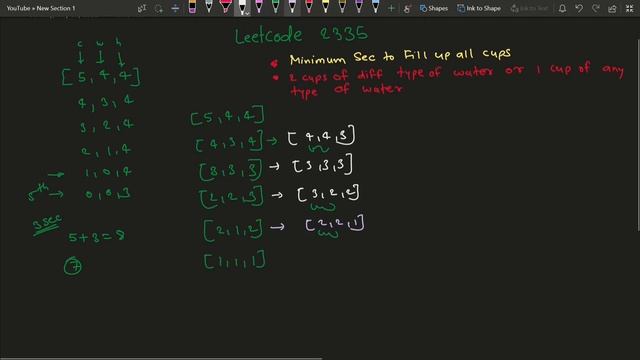 Minimum Amount of Time to Fill Cups || LeetCode 2335 || Sorting || Greedy || Weekly Contest 301 смотреть онлайн