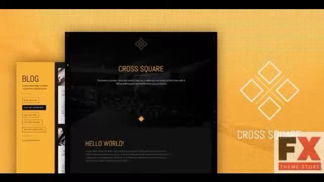 Preview CrossSquare - One Page Bootstrap PSD Template TFores смотреть онлайн
