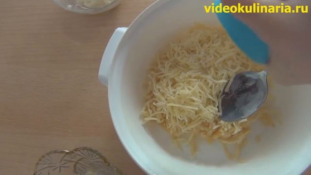 Рецепт- Сырно-яблочный салат от videokulinaria.ru смотреть онлайн