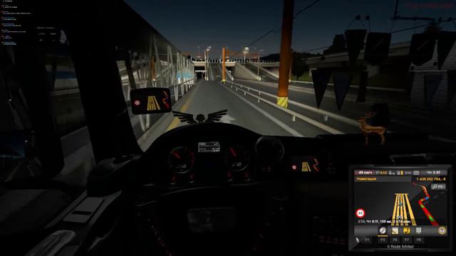 Euro Truck Simulator 2!Просто поедим куда глаза глядят,под музычку на раслабоне не спеша!! !18+++ смотреть онлайн