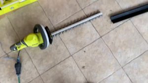 Крутой кусторез! Ryobi 500w RHT5150