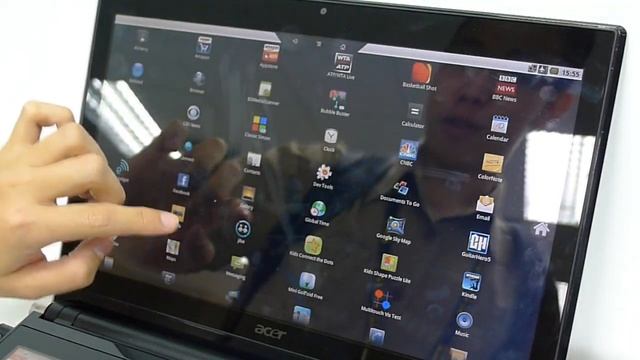 Bluestacks Android demostration on Acer Iconia Tab W500 - VR-Zone.com смотреть онлайн