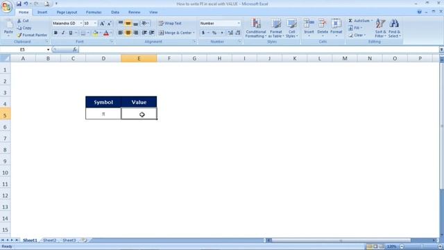 How to write PI in excel with VALUE смотреть онлайн