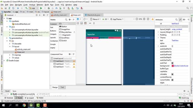 Android studio layout kullanımı смотреть онлайн