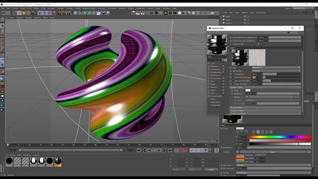 Эффектная фигура в Cinema 4D и After Effects смотреть онлайн