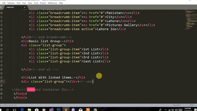 Lists in BootStrap 4 || Rana Tutorials. смотреть онлайн