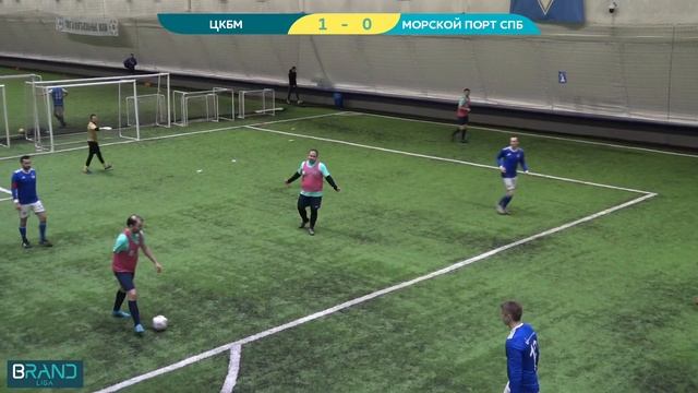 Brandliga. ЦКБМ - Морской порт Санкт-Петербург 2:1 смотреть онлайн