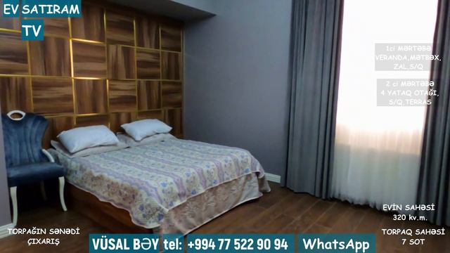 TAM ŞƏRAİTLİ! QİR YAŞA! EV SATILIR NOVXANIDA/Недвижимость в Баку / EV SATIRAM TV смотреть онлайн
