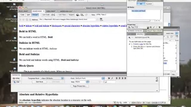 Attaching a CSS Style Sheet to multiple pages of a Website смотреть онлайн