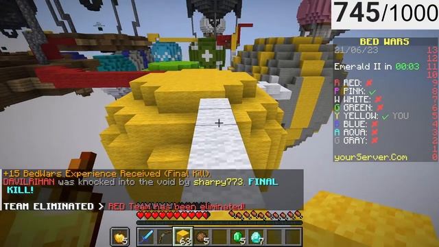24/7 free public bed wars server Java & PE Editions | Minecraft Live смотреть онлайн
