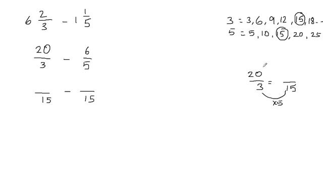 subtraction of fractions with unlike denominators | subtract mixed numbers with unlike denominators смотреть онлайн