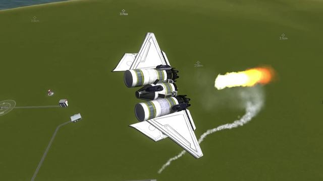 Self Righting Spaceplane SSTO Kerbal Space Program смотреть онлайн
