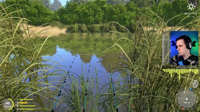 РУССКАЯ РЫБАЛКА 4 - 2 Счастливых часа на р. Вьюнок / Прокачка навыка Доночная ловля / Стрим смотреть онлайн