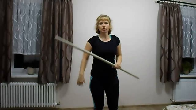 Упражнения с гимнастической палкой смотреть онлайн