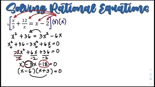 Solving Rational Equations | General Mathematics | Grade 11 смотреть онлайн