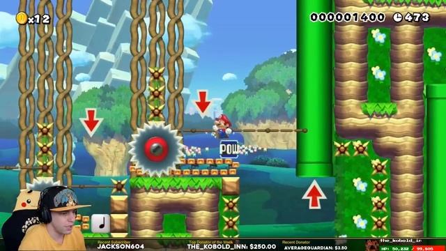 All Aboard The Struggle-Bus! Mario Maker смотреть онлайн