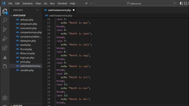 Php Switch Statement | Php Course | Video#16 | Switch statement in php | Grow Your Skills смотреть онлайн
