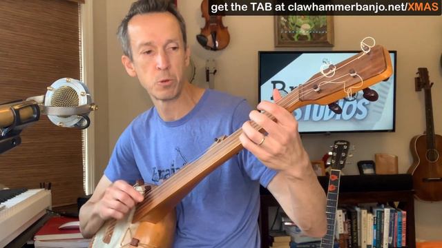 Clawhammer Banjo Song & Tab: "Breakin' Up Christmas" смотреть онлайн