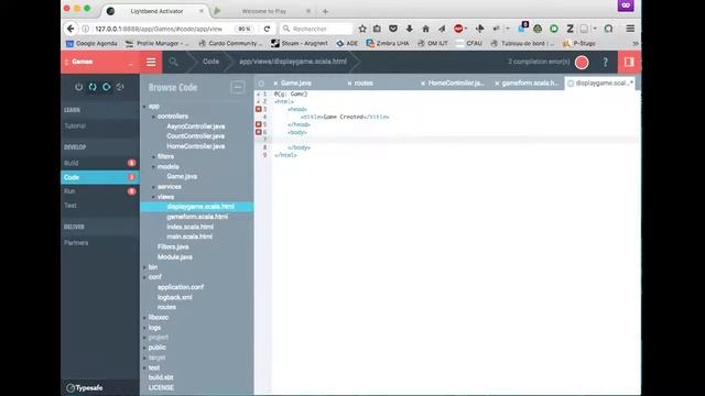 Play framework : mise en place d'un formulaire смотреть онлайн
