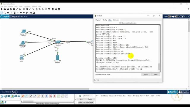 DHCP server configuration in Cisco Packet Tracer смотреть онлайн