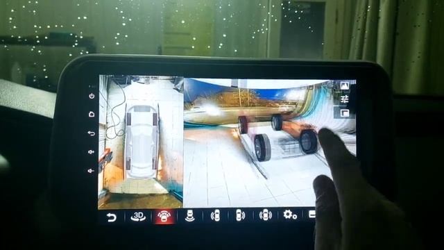 Установка камер 360 на Hyundai Santa Fe 2018 год