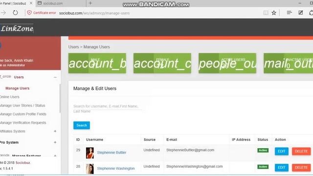 Fake users generator for Wowonder 1.1 смотреть онлайн