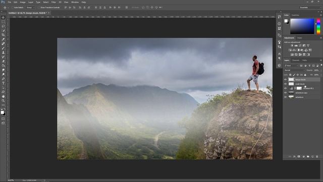 How to add Realistic Fog and Mist - Photoshop Tutorial | Add Fog in Your Photos смотреть онлайн