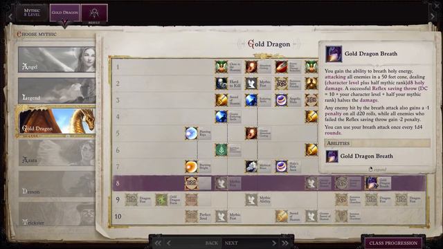 Pathfinder: WoTR - Gold Dragon Mythic Path Breakdown смотреть онлайн