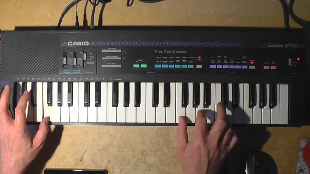 Vintage Casio MT-110 Keyboard смотреть онлайн