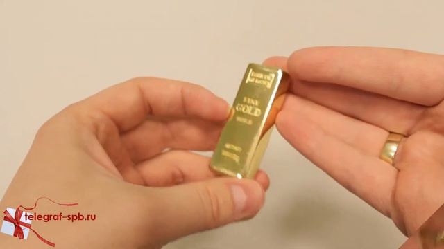 USB флешка в виде слитка золота смотреть онлайн