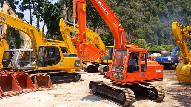 HITACHI UH045-7 154-80XX EXCAVATOR смотреть онлайн